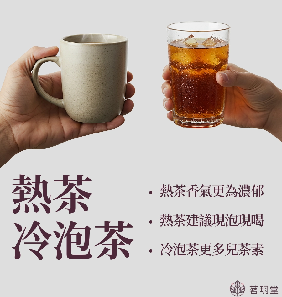 熱茶與冷泡茶差別？