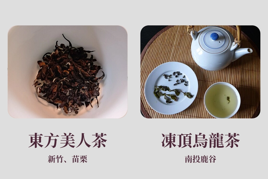 東方美人茶、凍頂烏龍茶